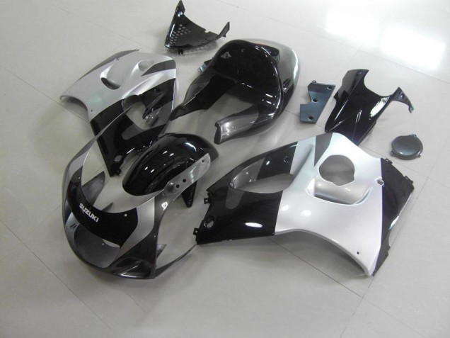 Discount 1996-2000 Silver Grey No Decals Suzuki GSXR 600 Replacement Fairings Canada