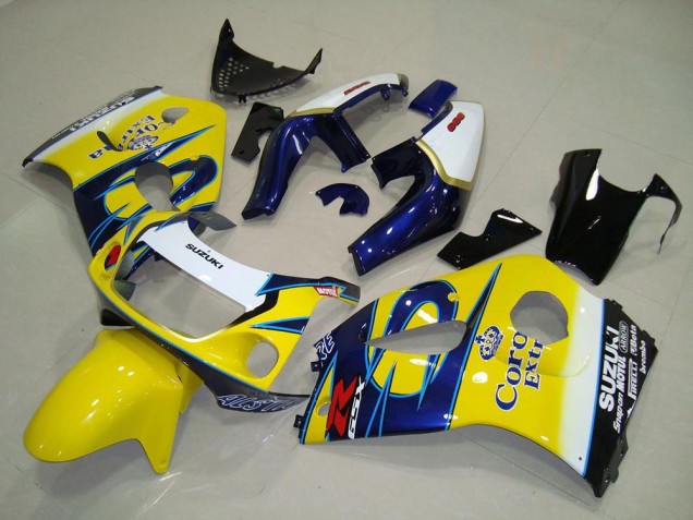 Discount 1996-2000 Yellow Corona Suzuki GSXR 600 Motorcycle Fairings Canada