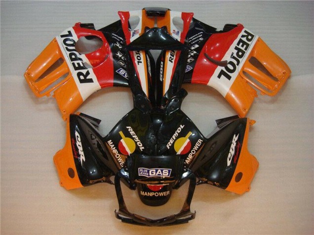 Discount 1995-1998 Black Orange Repsol Honda CBR600 F3 Motorcycle Fairings Kits Canada