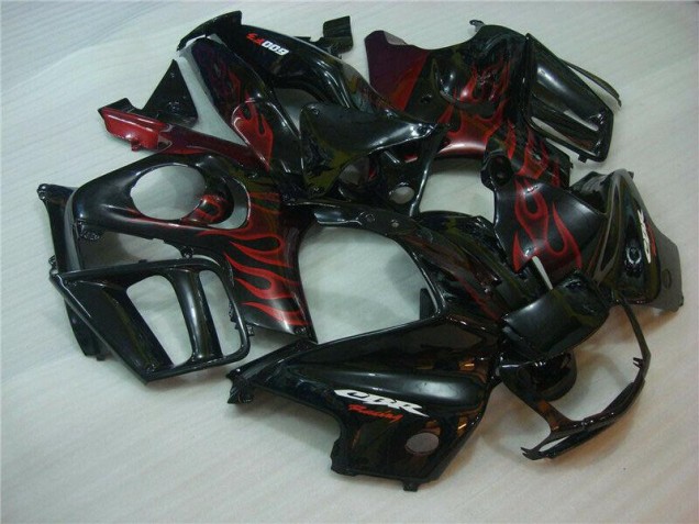 Discount 1995-1998 Black Red Flame Honda CBR600 F3 Motorcycle Fairings Canada