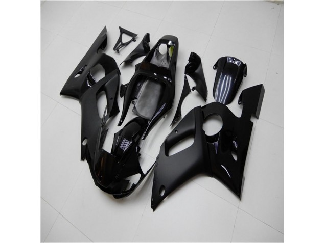 Discount 1998-2002 Glossy Matte Black Yamaha YZF R6 Moto Fairings Canada