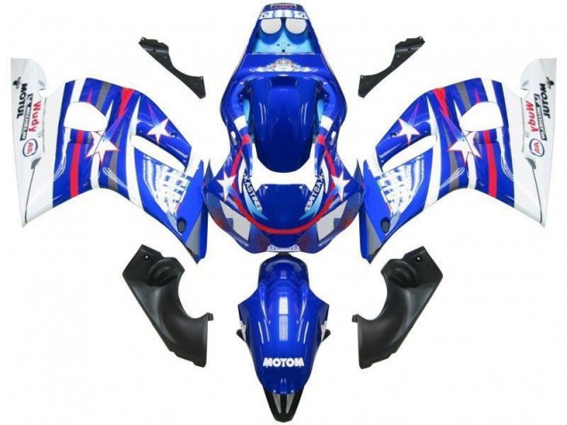 Discount 1998-2002 Blue White Star Fiat Yamaha YZF R6 Motorcycle Fairings Canada