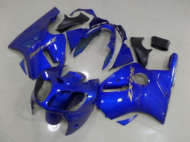 Discount 2000-2001 Blue with Gold Sticker Kawasaki ZX12R Replacement Motorcycle Fairings Canada