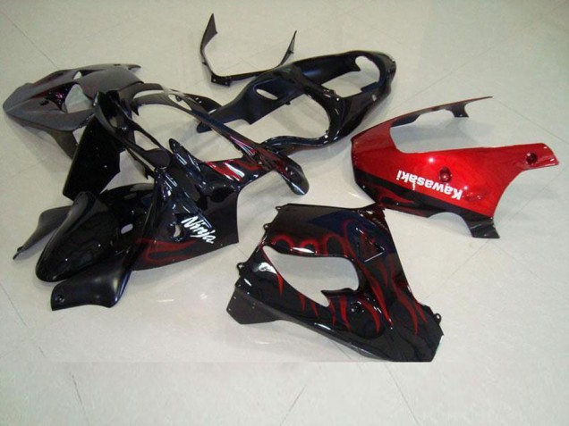 Discount 2000-2001 Red Flame Kawasaki ZX9R Motorbike Fairing Canada