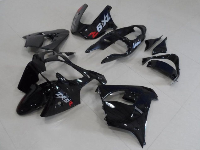 Discount 2000-2001 Black with Grey Decals Kawasaki ZX9R Motorcycle Fairing Kit Canada