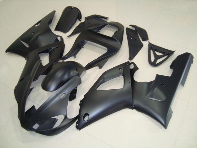 Discount 2000-2001 Matte Black Yamaha YZF R1 Motorcycle Fairing Kit Canada