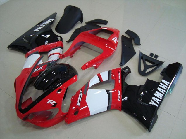 Discount 2000-2001 Red Black White Yamaha YZF R1 Moto Fairings Canada