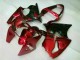 Discount 2000-2002 Red Black Kawasaki ZX6R Bike Fairing Kit Canada