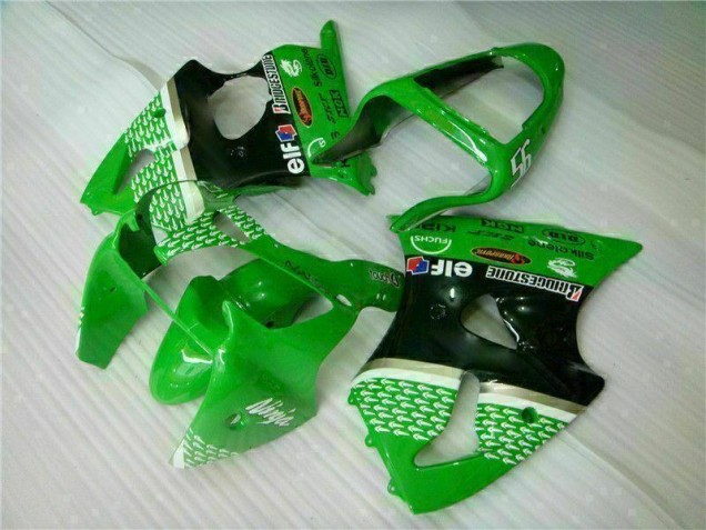 Discount 2000-2002 Green Black Kawasaki ZX6R Motorcycle Bodywork Canada