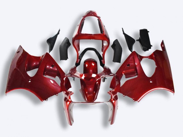 Discount 2000-2002 Red Kawasaki ZX6R Motorcycle Fairings Canada