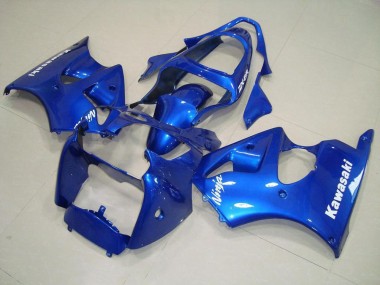 Discount 2000-2002 Blue with White Decals Kawasaki ZX6R Motorcycle Replacement Fairings Canada