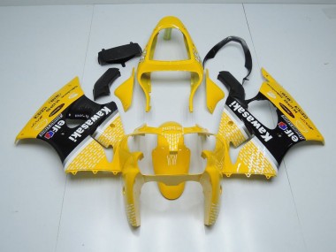 Discount 2000-2002 Yellow Arrow Kawasaki ZX6R Motorcycle Fairings Canada