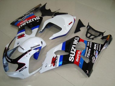 Discount 2000-2002 Black White Blue Suzuki GSXR 1000 Moto Fairings Canada