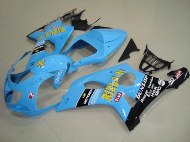 Discount 2000-2002 Light Blue Black Suzuki GSXR 1000 Motor Fairings Canada