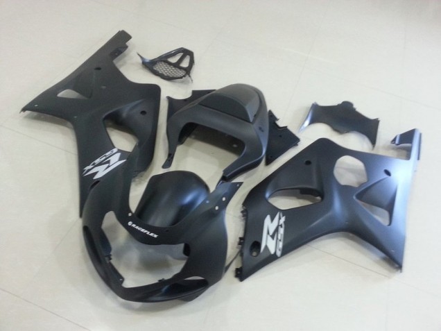 Discount 2000-2002 Matte Black with Silver Gsxr Suzuki GSXR 1000 Motorcycle Fairings Kit Canada