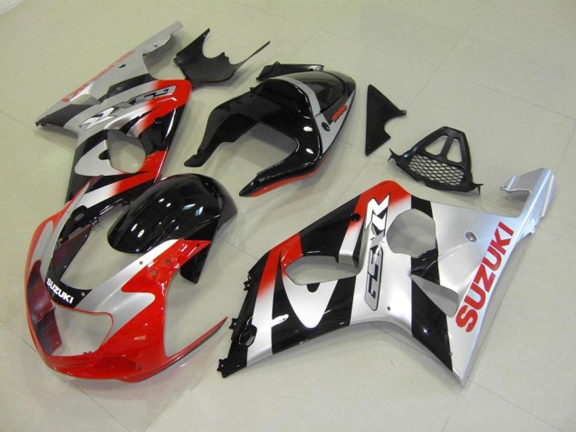 Discount 2000-2002 Red Silver Suzuki GSXR 1000 Motorcycle Fairings Canada