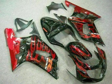 Discount 2001-2003 Red Black Suzuki GSXR 600/750 Motorcycle Fairing Kit Canada