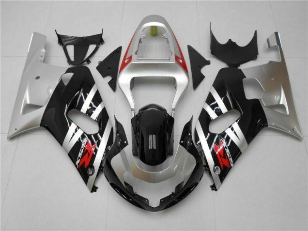 Discount 2001-2003 Silver Suzuki GSXR 600/750 Motorcycle Fairings Kits Canada