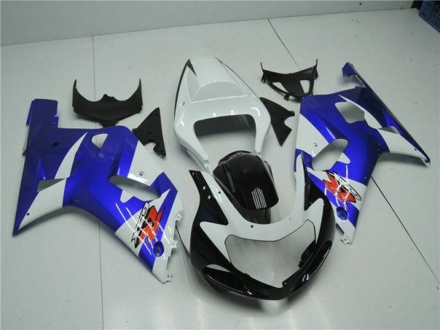 Discount 2001-2003 White Blue Suzuki GSXR 600/750 Motorcycle Fairings Kit Canada