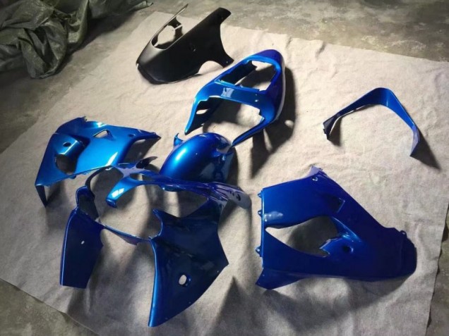 Discount 2002-2003 Blue Matte Black Kawasaki ZX9R Motorbike Fairings Canada