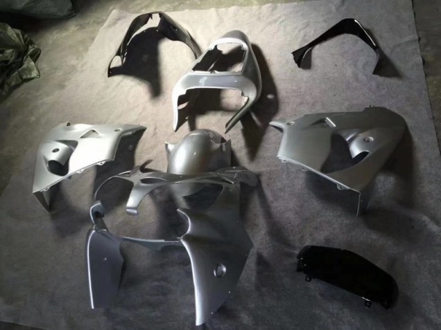 Discount 2002-2003 Silver Glossy Black Kawasaki ZX9R Motorcycle Fairing Kits Canada