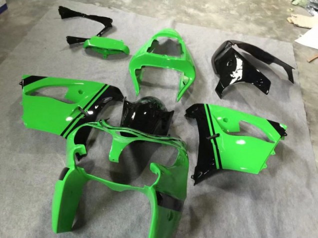 Discount 2002-2003 Green Glossy Black Kawasaki ZX9R Motorbike Fairing Canada