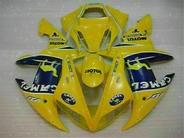 Discount 2002-2003 Yellow Yamaha YZF R1 Motorcycle Fairing Kit Canada