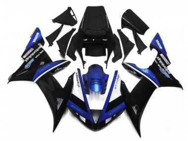 Discount 2002-2003 Black Blue Yamaha YZF R1 Bike Fairing Kit Canada