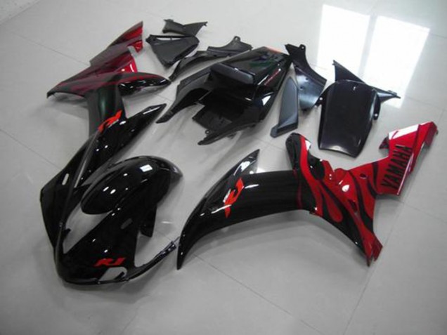 Discount 2002-2003 Black Flame Yamaha YZF R1 Motorcycle Fairings Canada