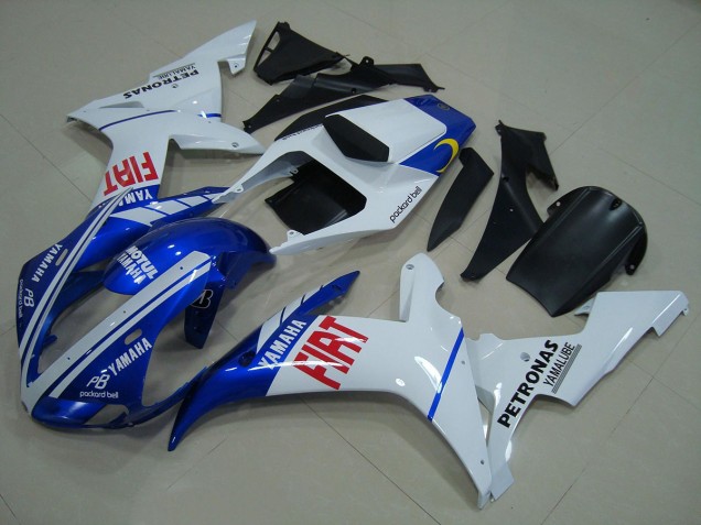 Discount 2002-2003 Blue White Yamaha YZF R1 Motorcycle Fairings Kit Canada