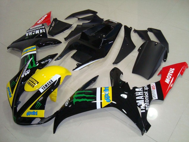 Discount 2002-2003 Monster Drink Graphic Yamaha YZF R1 Motorbike Fairings Canada