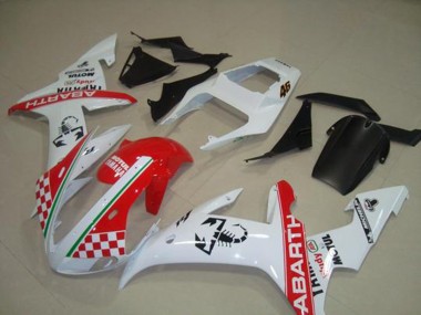 Discount 2002-2003 Red White Flag Yamaha YZF R1 Bike Fairings Canada