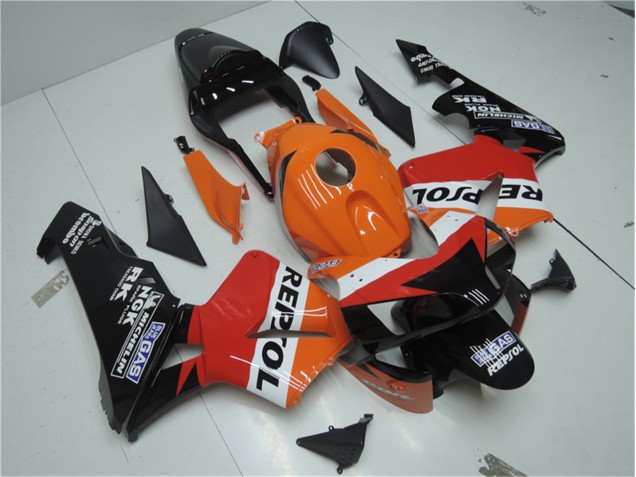 Discount 2003-2004 Orange Red Black Repsol Honda CBR600RR Motor Bike Fairings Canada