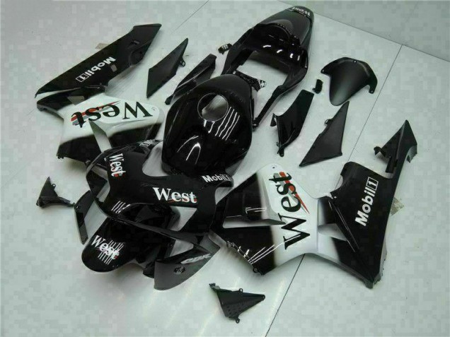 Discount 2003-2004 Black West Honda CBR600RR Motorcycle Fairings Kit Canada