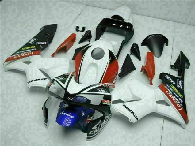 Discount 2003-2004 White Blue Honda CBR600RR Motorcycle Fairings Canada