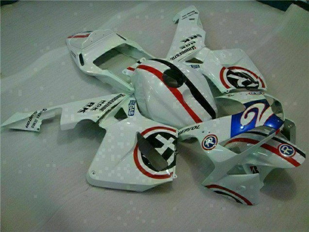 Discount 2003-2004 White Blue R 2 Honda CBR600RR Motorcycle Fairings Canada