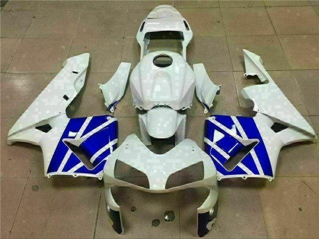 Discount 2003-2004 White Blue Honda CBR600RR Bike Fairings Canada