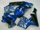 Discount 2003-2004 Blue with Silver Flame Honda CBR600RR Motorbike Fairing Canada