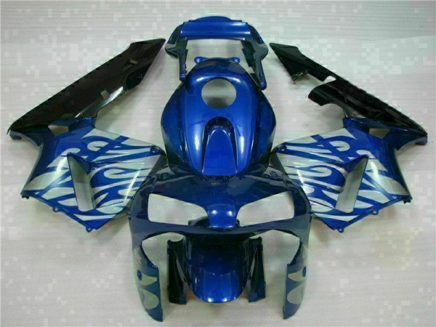 Discount 2003-2004 Blue with Silver Flame Honda CBR600RR Motorbike Fairing Canada