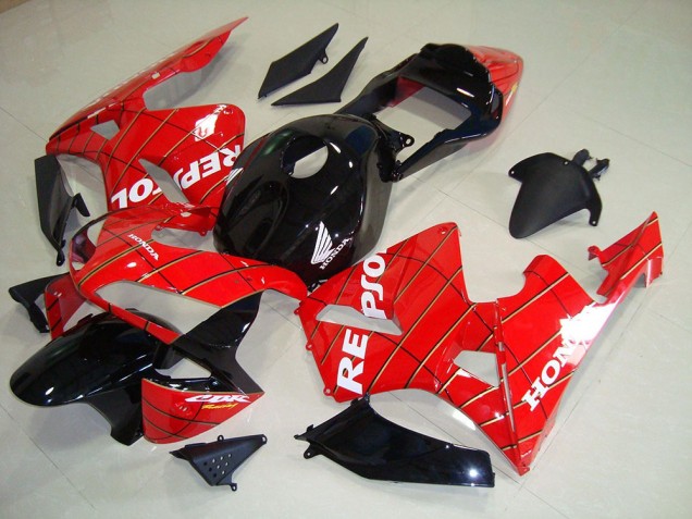 Discount 2003-2004 Black Spider Man Repsol Honda CBR600RR Motorcycle Fairing Kits Canada