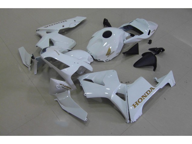 Discount 2003-2004 White Gold Honda CBR600RR Replacement Fairings Canada