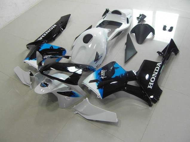 Discount 2003-2004 White Black Blue Honda CBR600RR Motorcycle Fairings Kit Canada