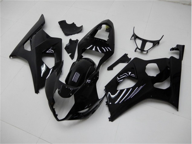 Discount 2003-2004 Glossy Black Suzuki GSXR 1000 Motorcycle Fairings Kits Canada