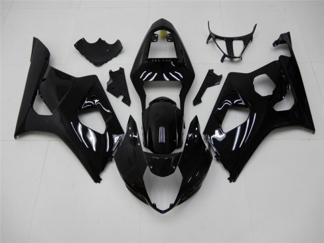 Discount 2003-2004 Glossy Black Suzuki GSXR 1000 Motorcycle Fairings Kits Canada