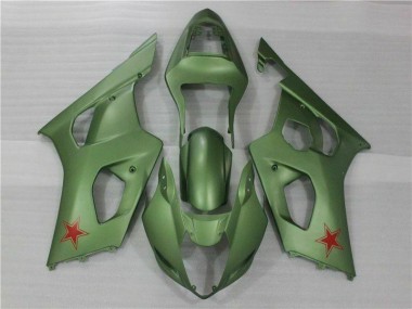 Discount 2003-2004 Green Suzuki GSXR 1000 Motorcycle Fairings Canada