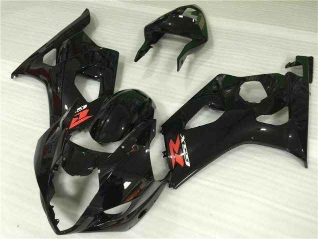 Discount 2003-2004 Glossy Black Suzuki GSXR 1000 Motor Fairings Canada