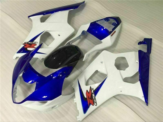 Discount 2003-2004 White Blue Suzuki GSXR 1000 Bike Fairings Canada