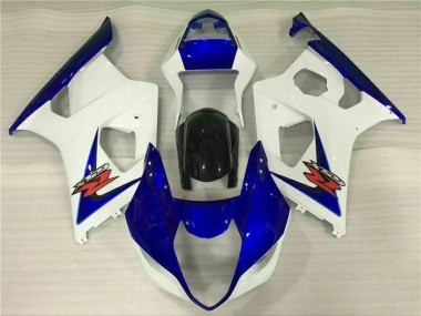 Discount 2003-2004 White Blue Suzuki GSXR 1000 Bike Fairings Canada