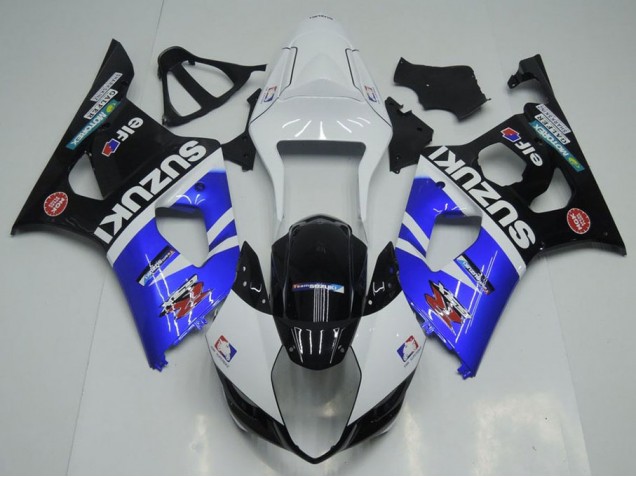 Discount 2003-2004 Blue White and Black Suzuki GSXR 1000 Bike Fairings Canada