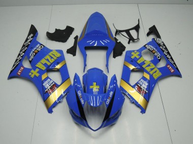 Discount 2003-2004 Blue Rizla Suzuki GSXR 1000 Motorcycle Fairings Kits Canada